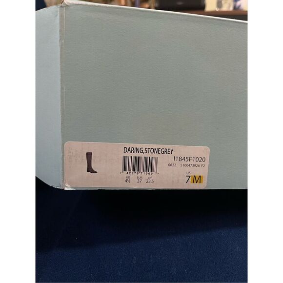 LifeStride Women’s Daring MicroSuede Knee Tall Riding Boot in Stone Grey… - Picture 6 of 6